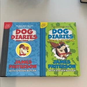 Dog Diaries Kids Books - Blue & Green Covers